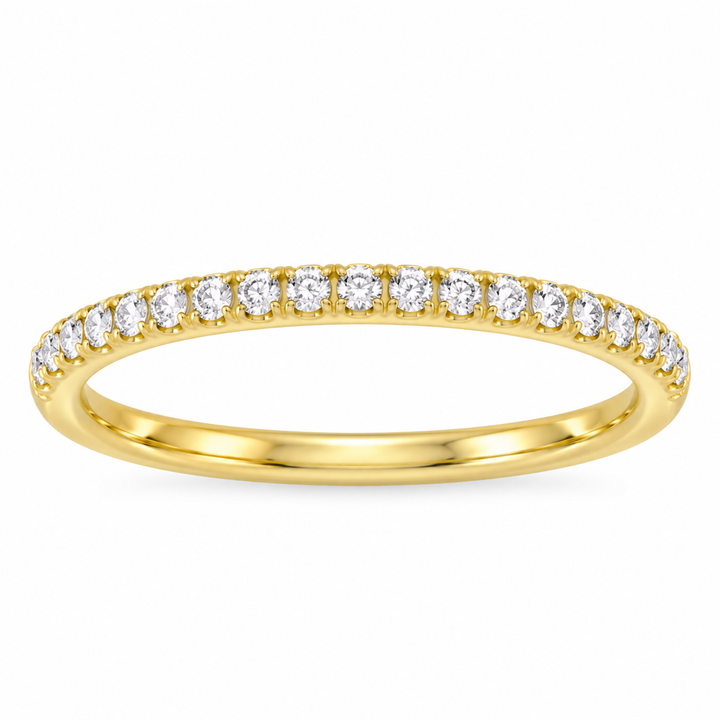 14K Split Prong Lab Grown Diamond Anniversary Band