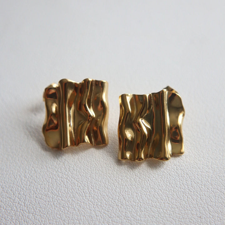 Wavy Statement Earrings