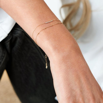 Desiree | Lab Grown Diamond Wishbone Bracelet