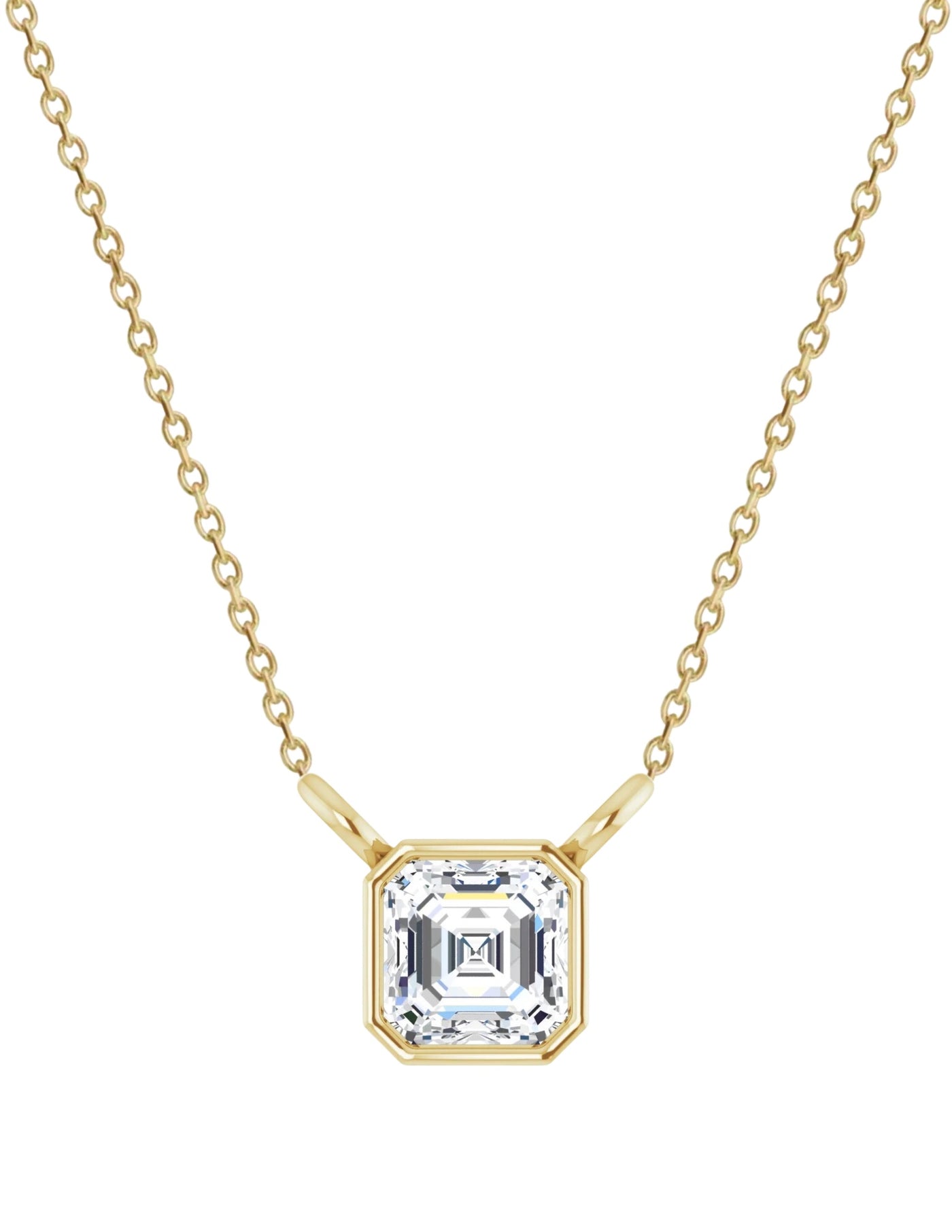 Build Your Own - 14K Gemstone Bezel-Set Necklace