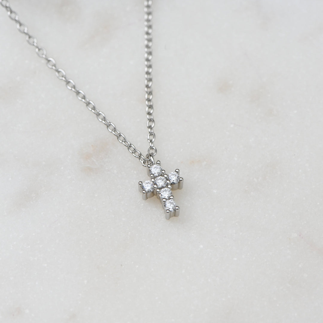 Tiny Cross Necklace