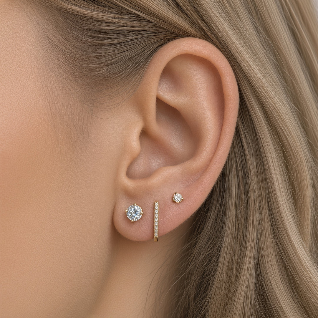 14K Essential Gemstone Studs