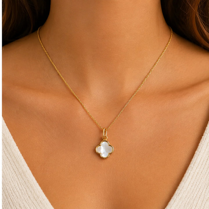 Clover Charm On Model-Embark Fine Jewelry