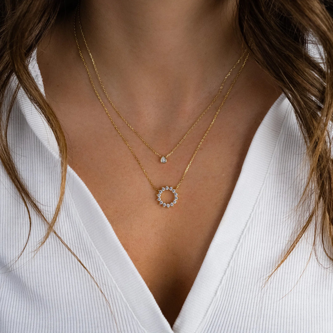 Teardrop Pendant Necklace