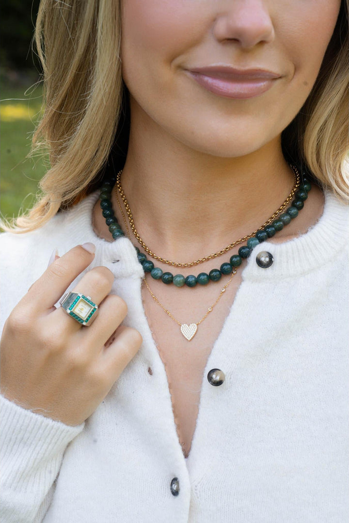 Dalmata Time Ring On Model-Embark Fine Jewelry