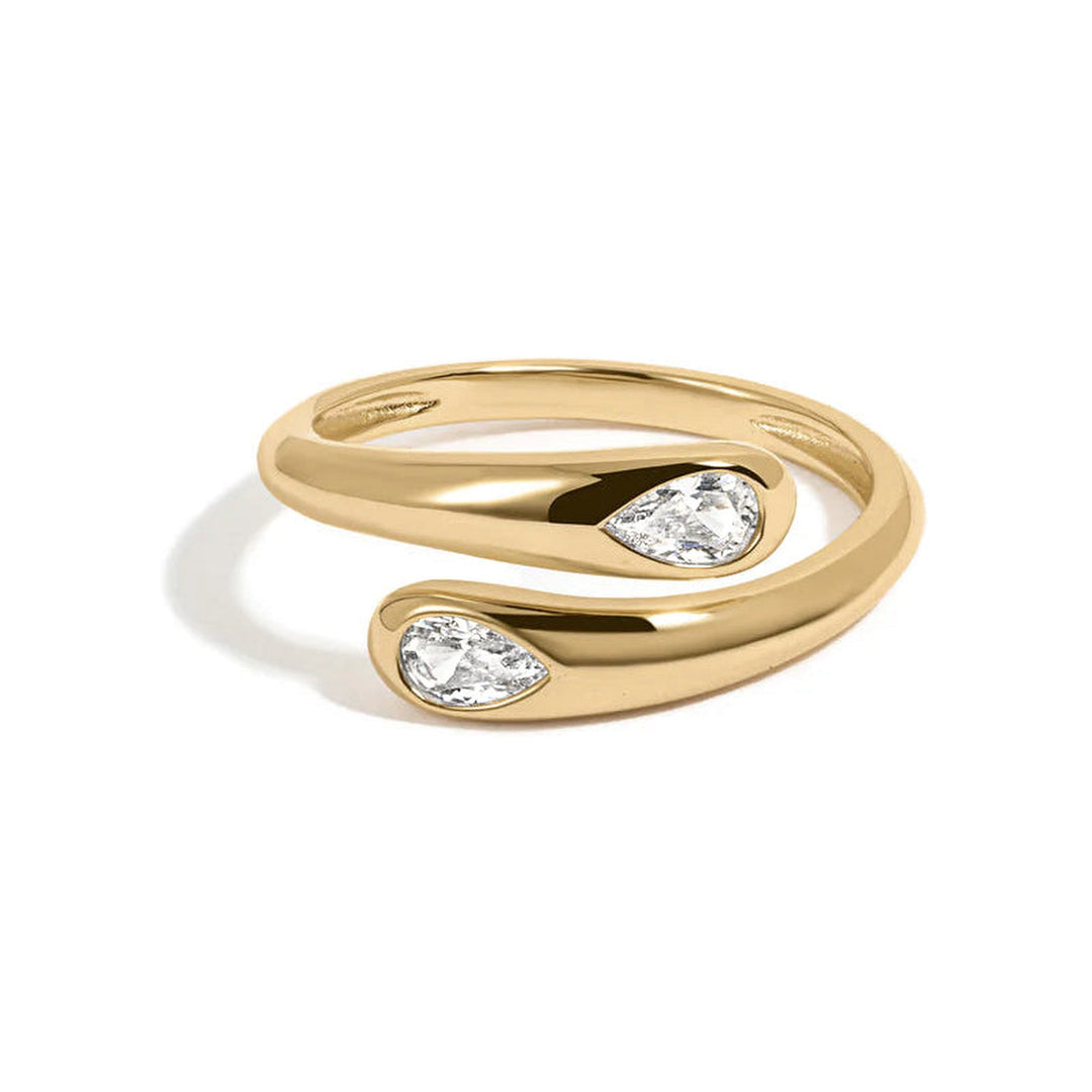 Double Pear Wrap Ring-Embark Fine Jewelry