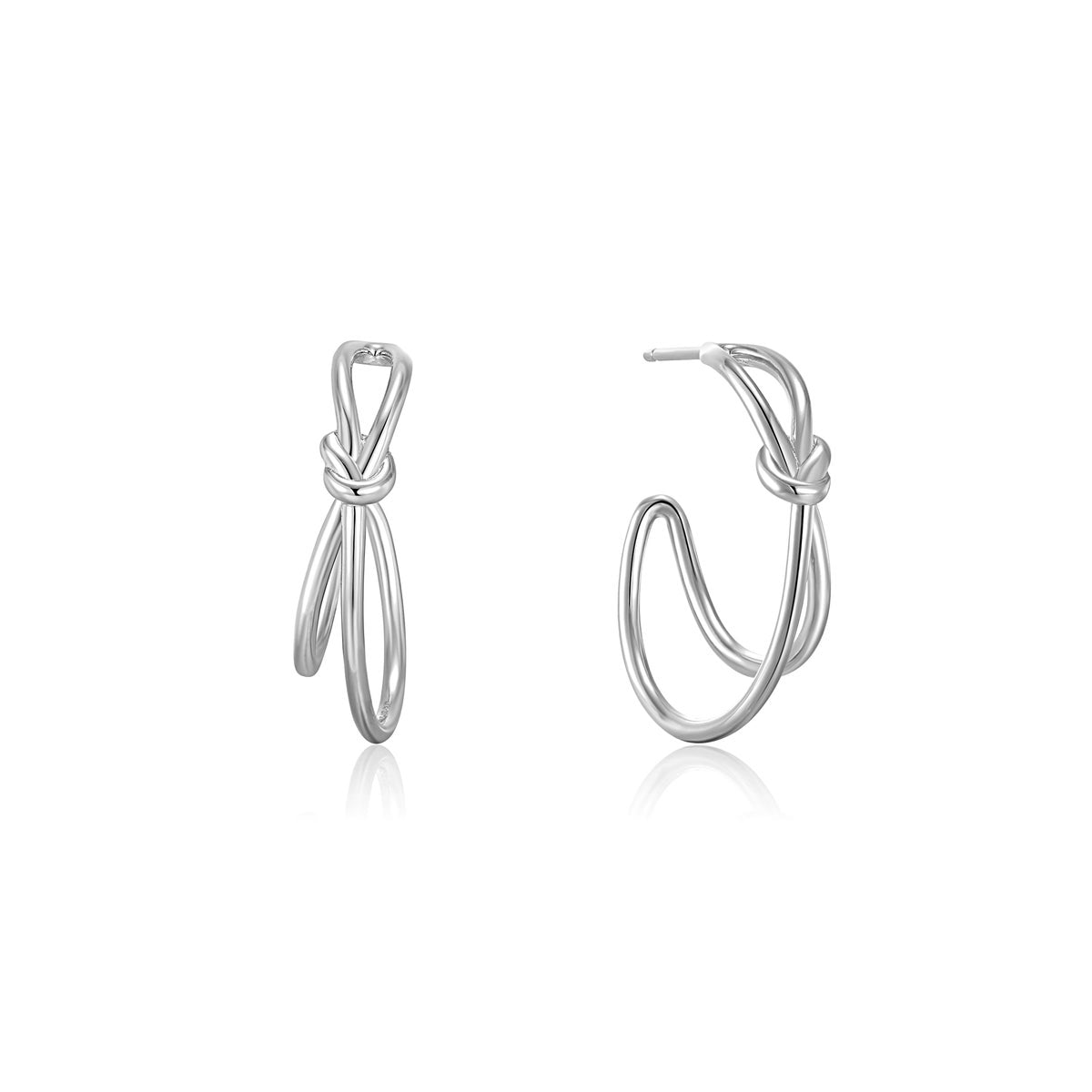 Knot Stud Hoops