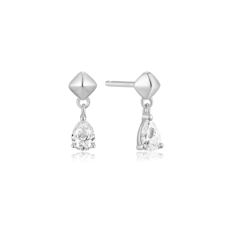 Pyramid Dangle Studs