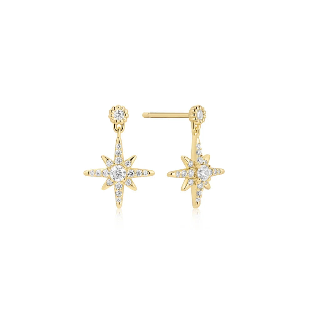 Dangling Nova Star Stud Earrings