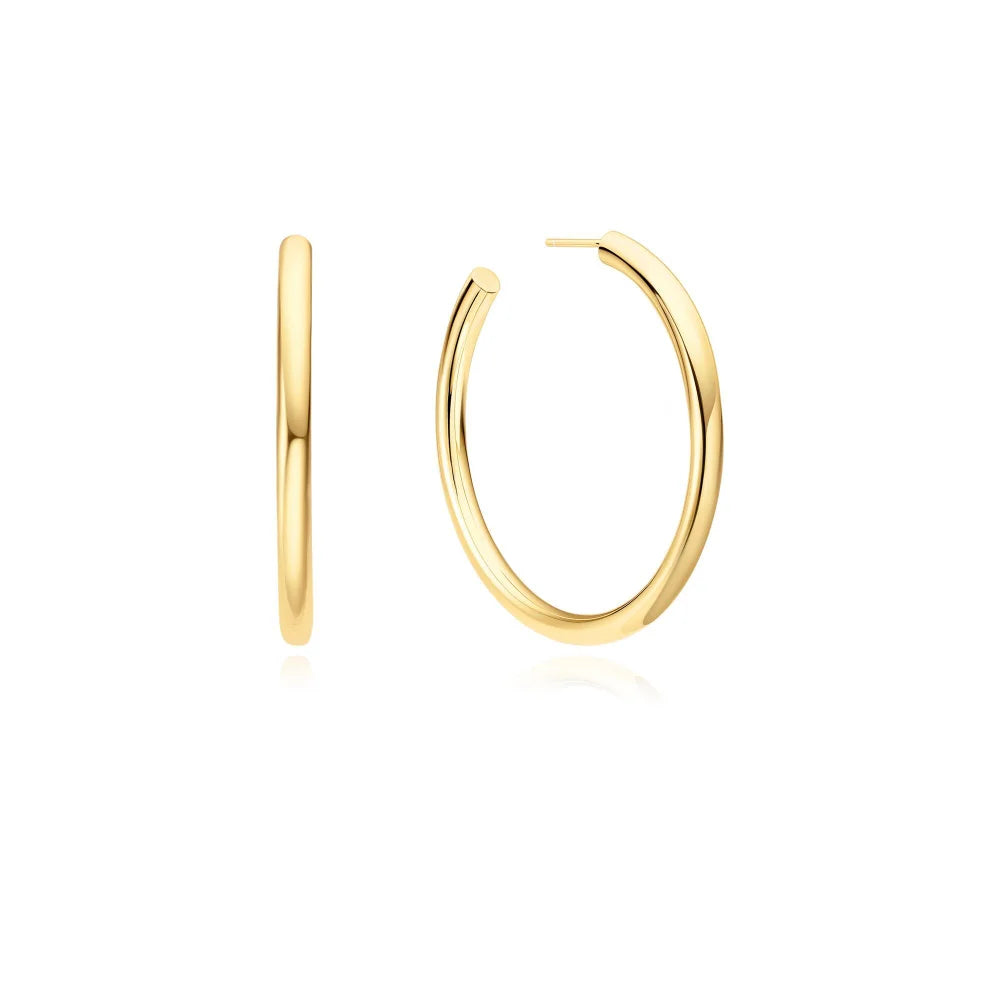 Tube Oversized Hoop Earrings