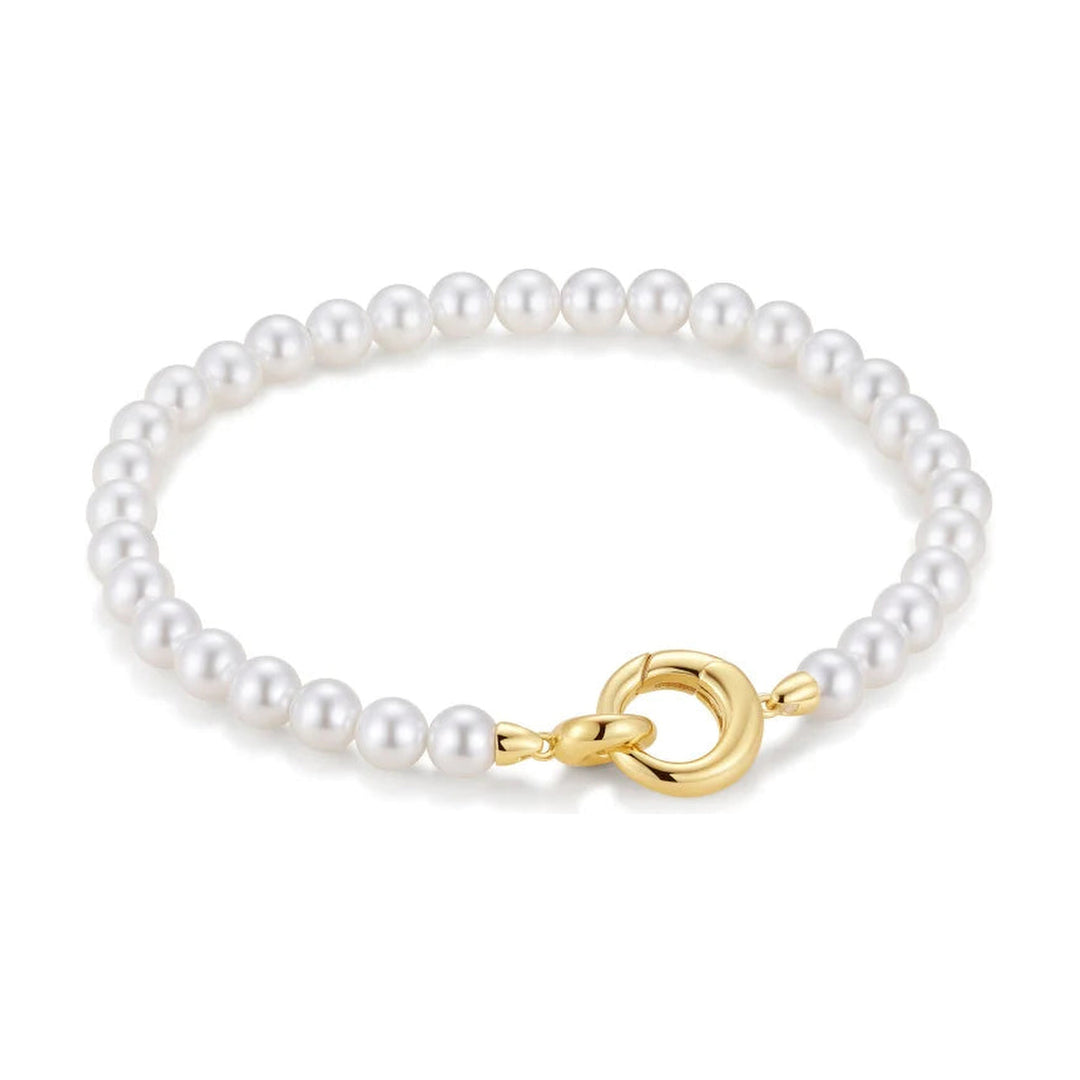 Elegant Shell Pearl Sailor Bracelet-Embark Fine Jewelry
