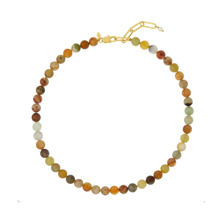 Fall Mini Paloma Necklace Multi Jade-Embark Fine Jewelry