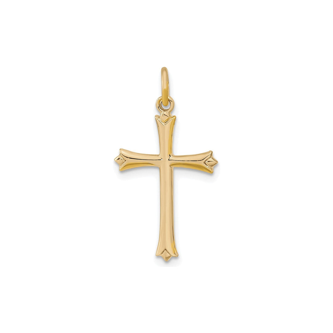 Fleur De Lis Cross Charm-Embark Fine Jewelry
