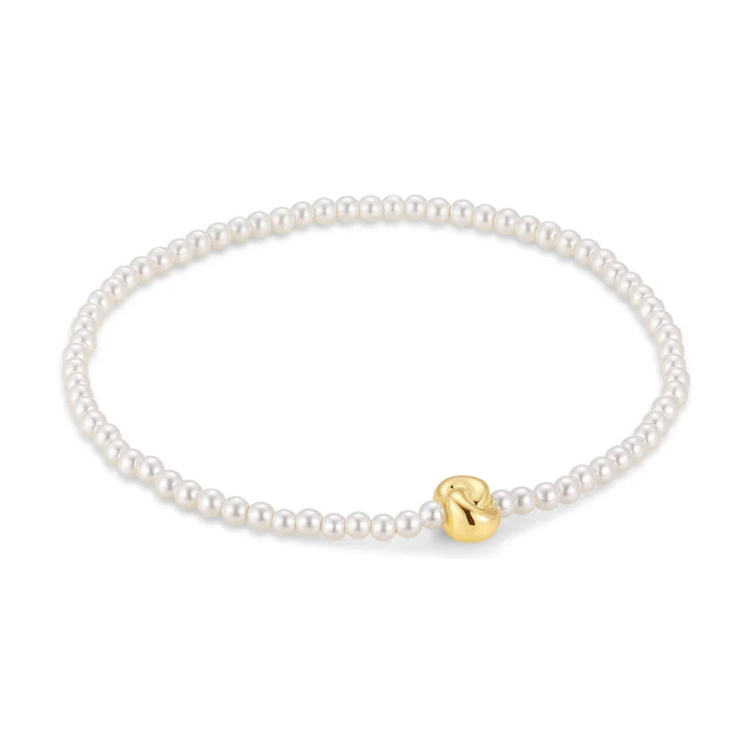 Glass Pearl &amp; Twisted Bracelet-Embark Fine Jewelry