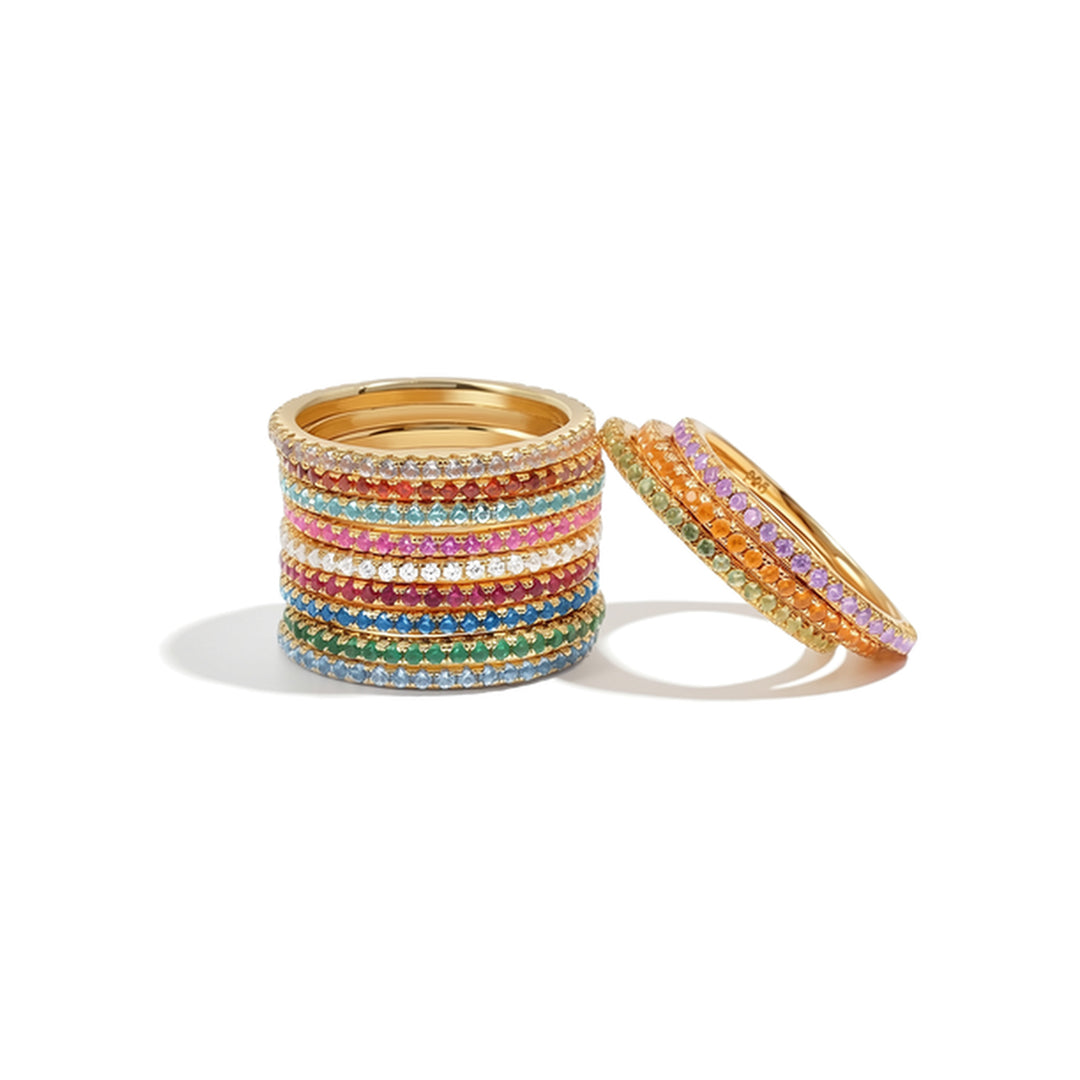 Gold Eternity Birthstone Ring-Embark Fine Jewelry