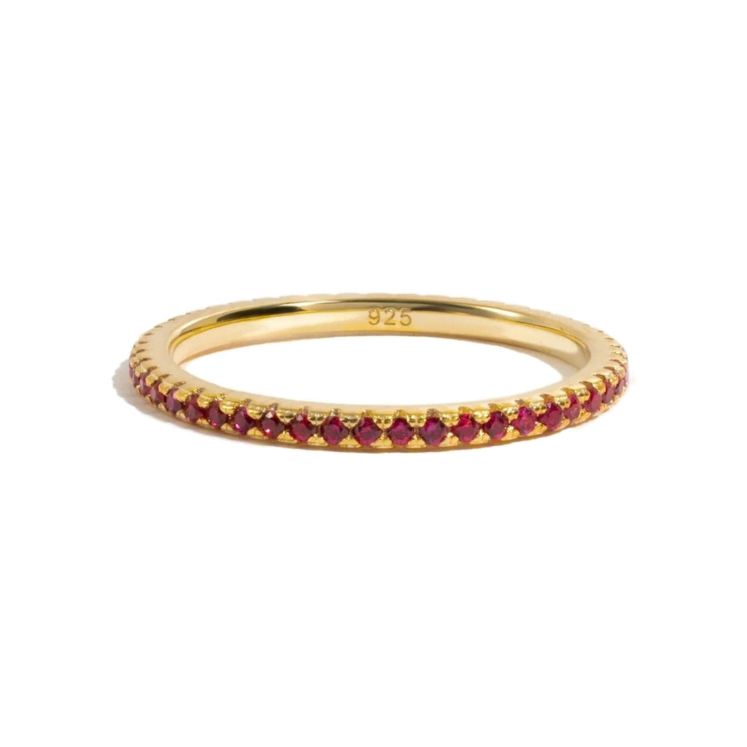 Gold Eternity Birthstone Ring-Embark Fine Jewelry
