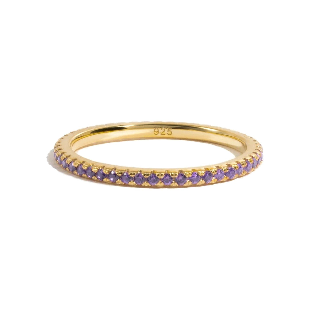 Gold Eternity Birthstone Ring-Embark Fine Jewelry