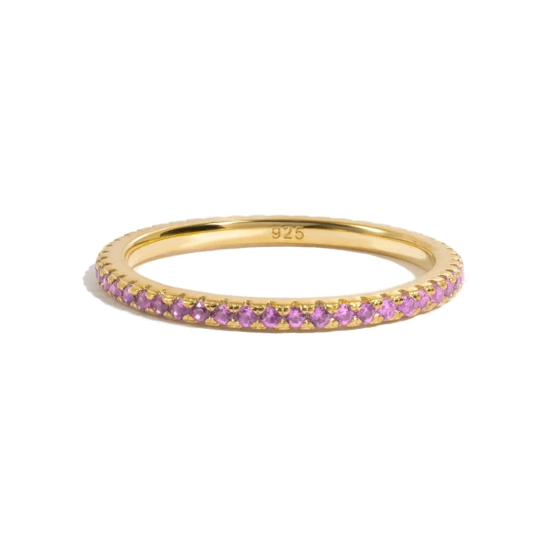 Gold Eternity Birthstone Ring-Embark Fine Jewelry