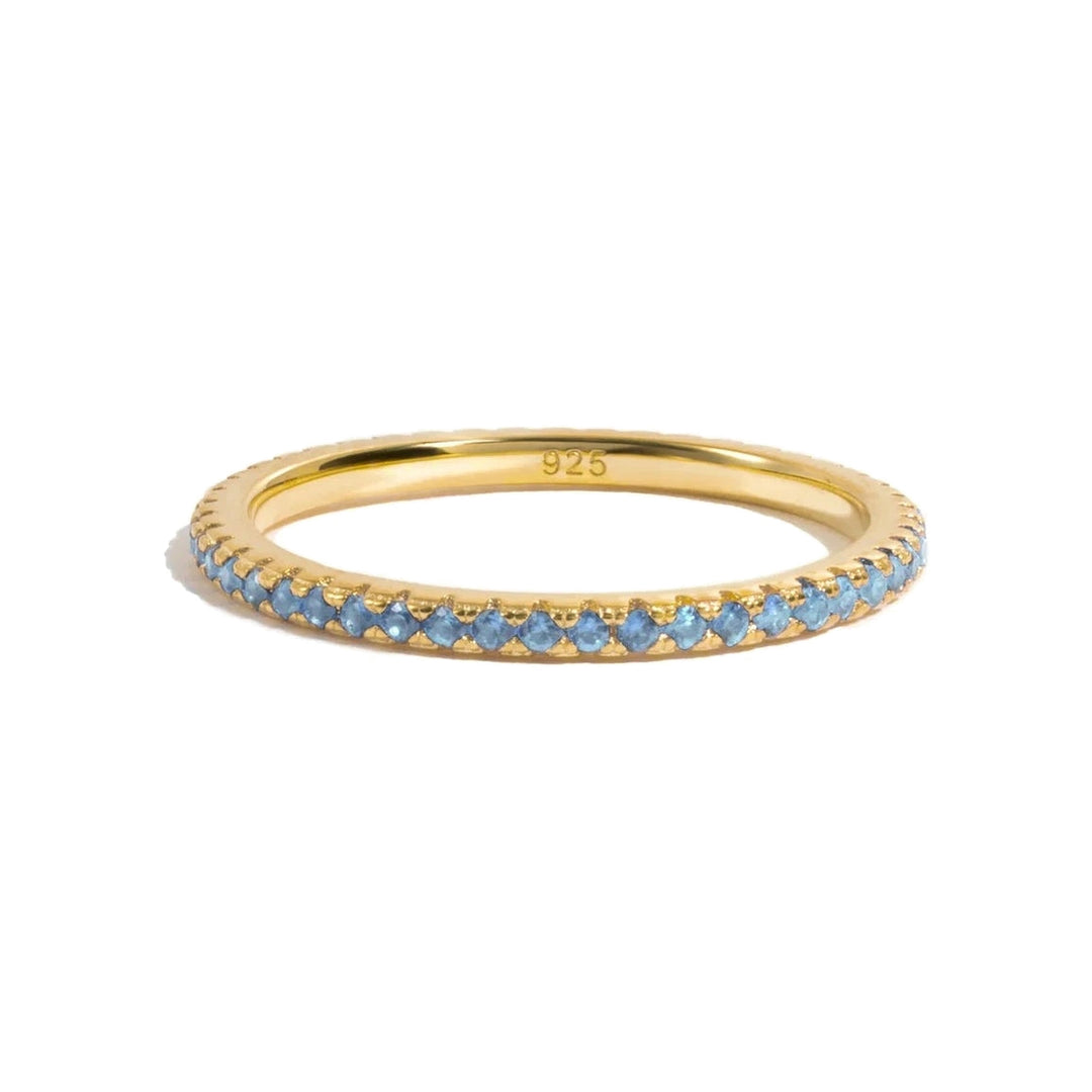 Gold Eternity Birthstone Ring-Embark Fine Jewelry