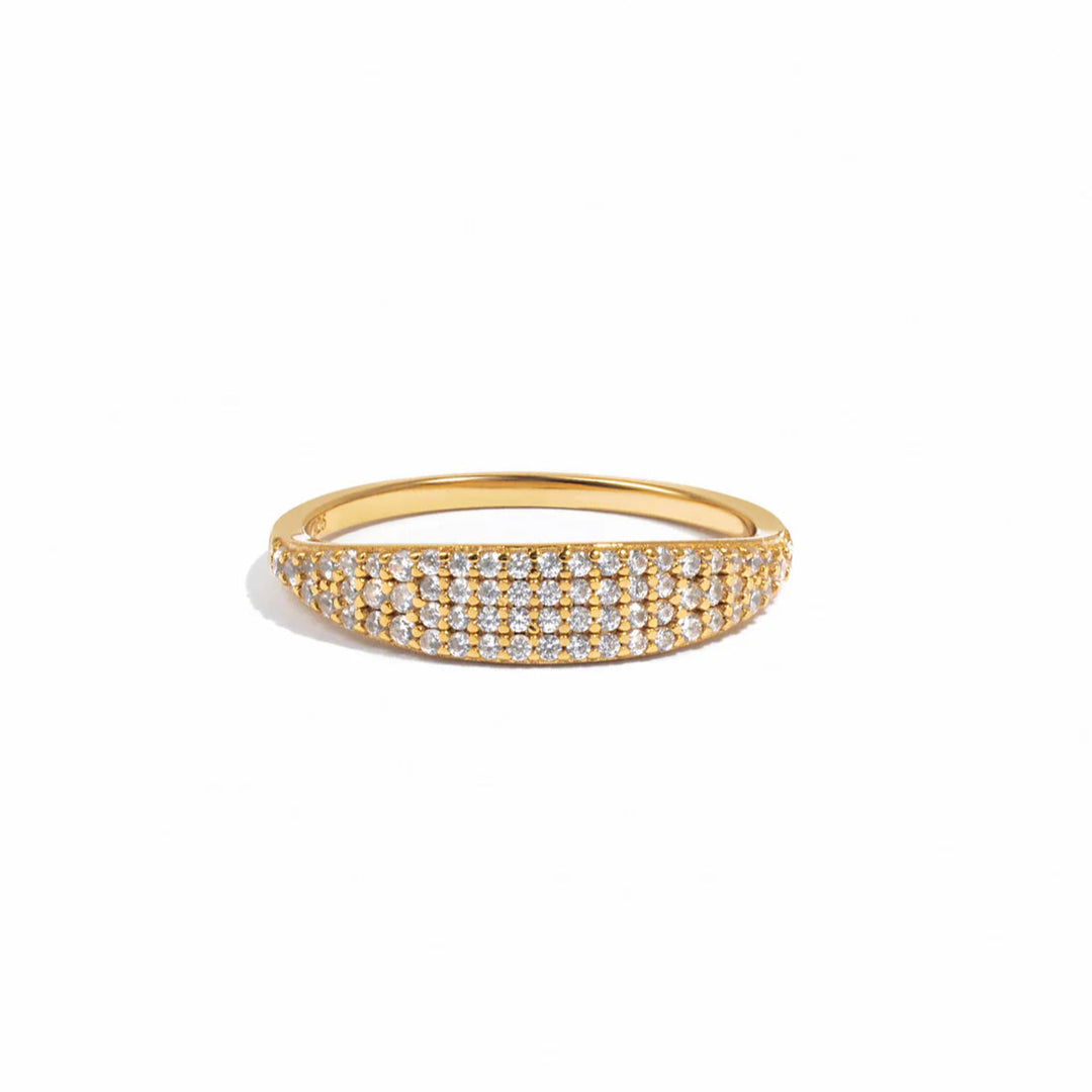 Pave Signet Ring