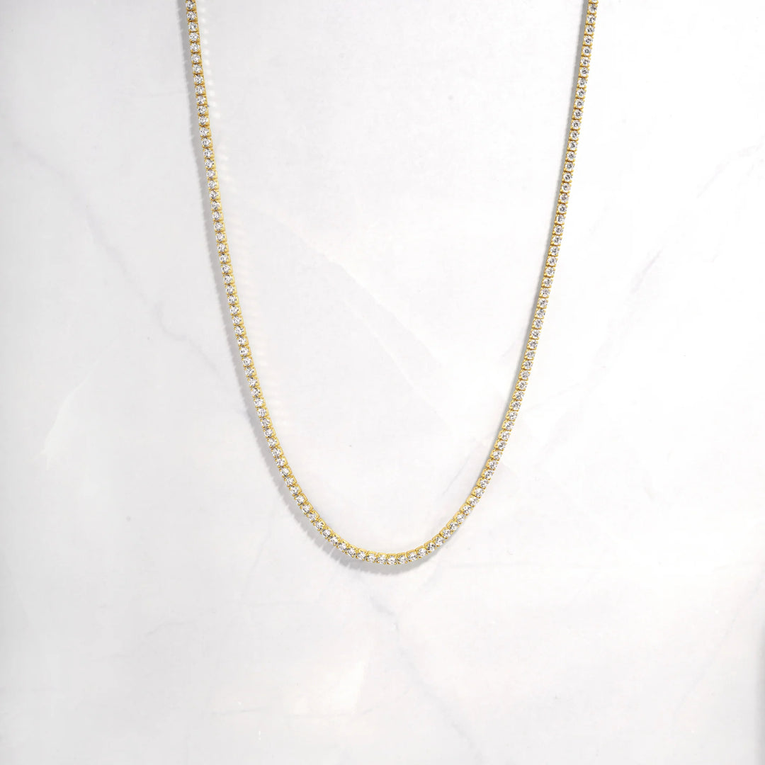 2mm Tennis Necklace