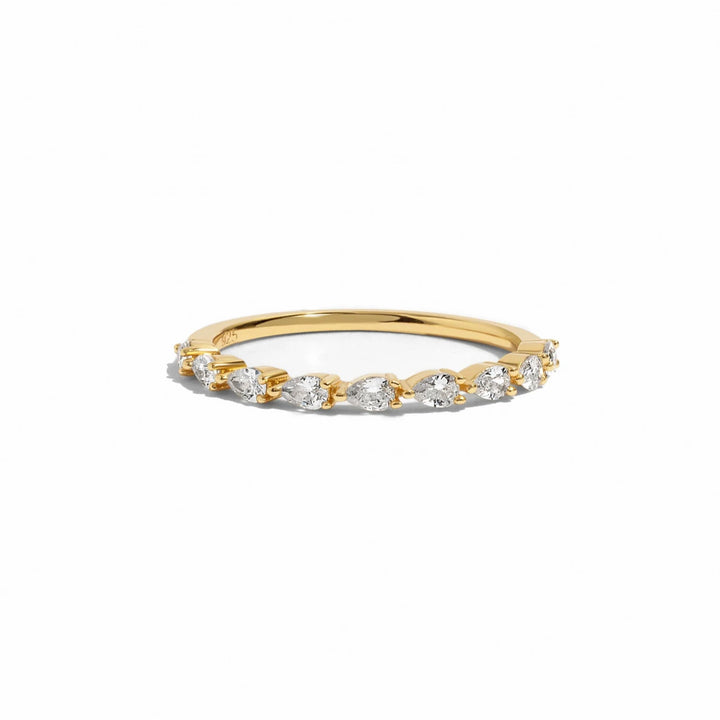 Chasing Pear Stack Ring