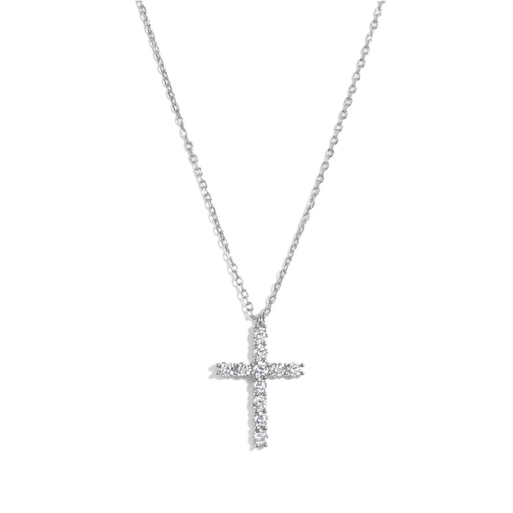 Large Studded Cross Necklace-Embark Fine Jewelry
