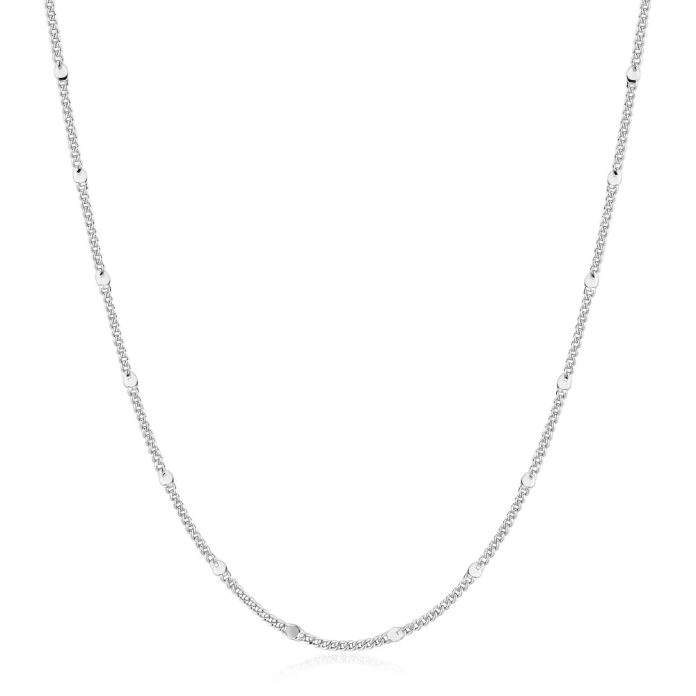 Beaded Curb Chain Necklace