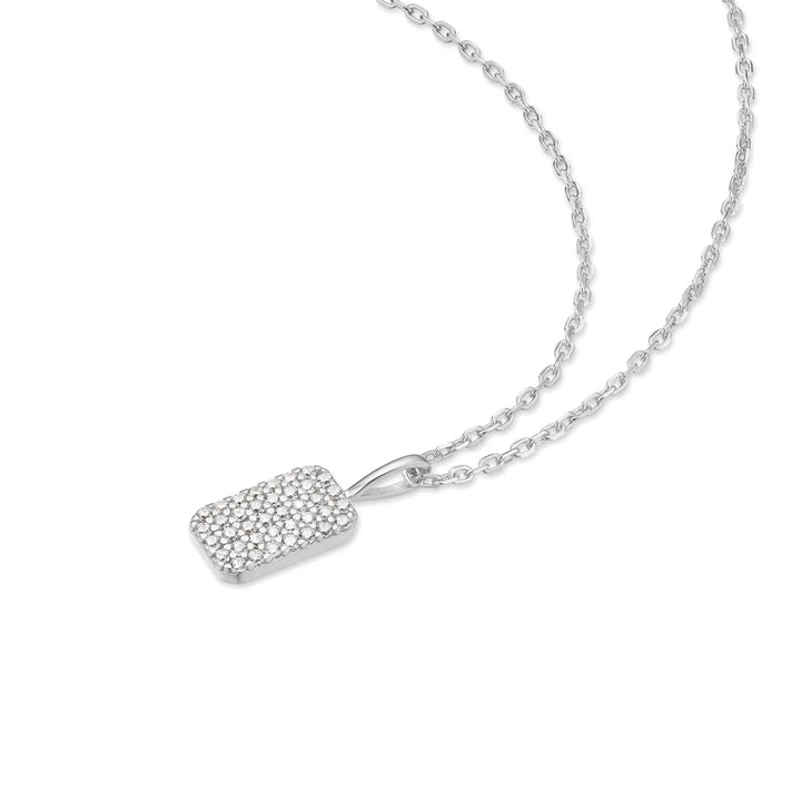 Pave Pendant Necklace