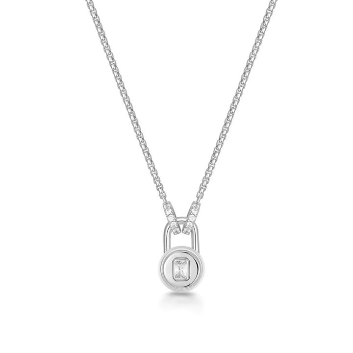 Linked Locket Dangle Necklace