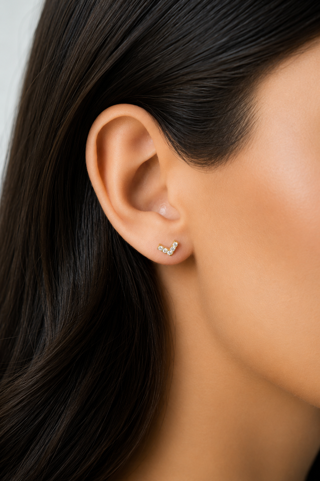 Pave Wishbone Flat Back Top