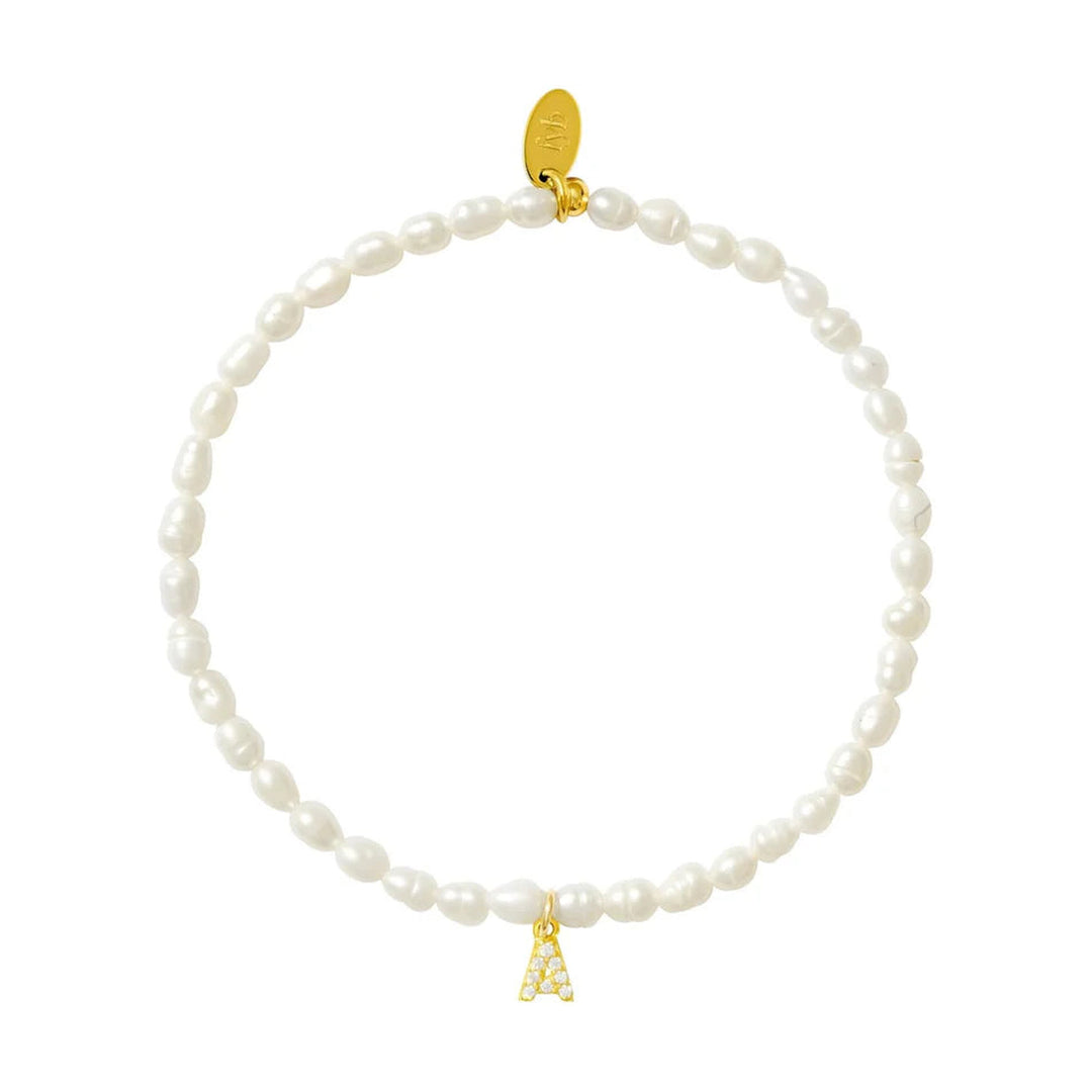 Pearl Initial Bracelet-Embark Fine Jewelry