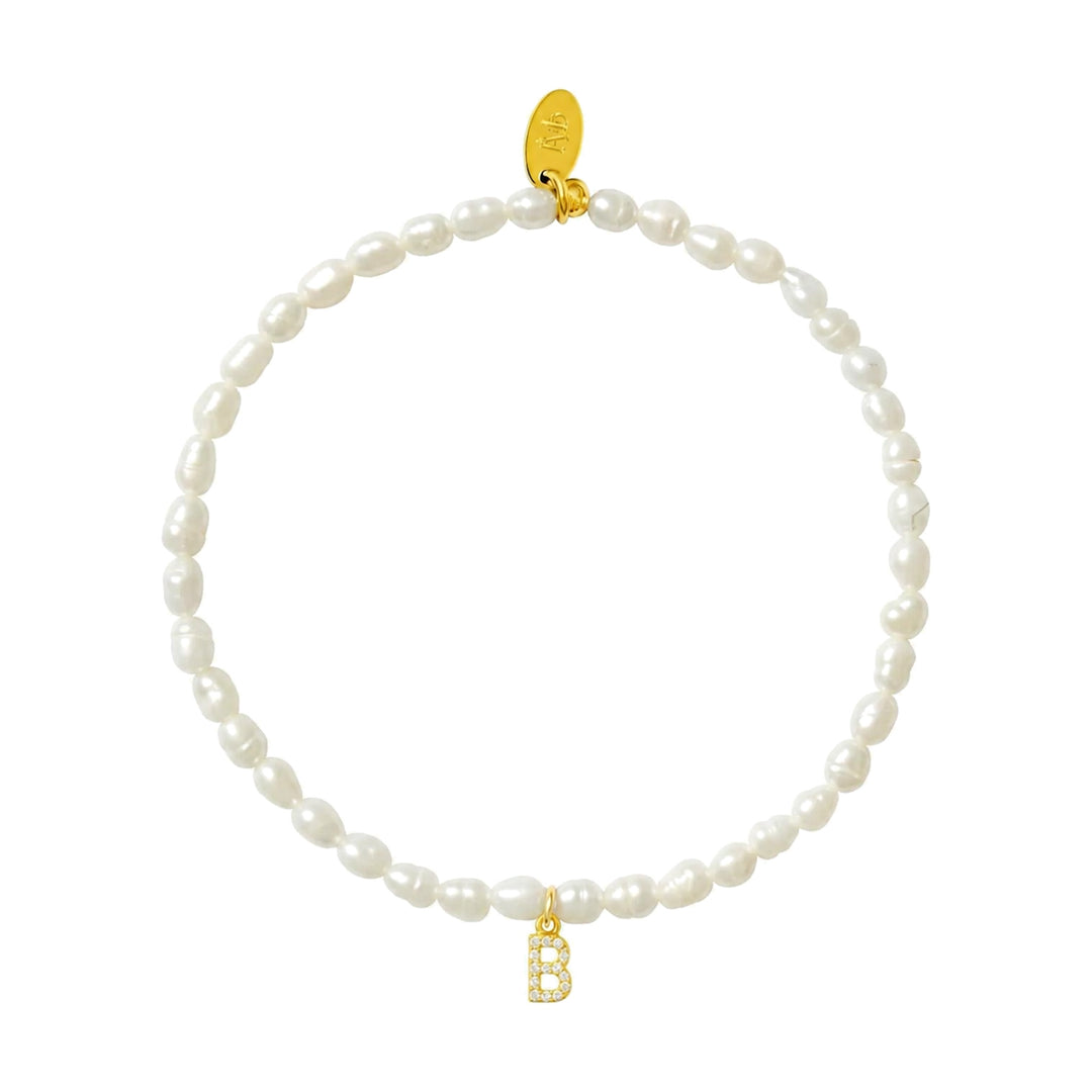 Pearl Initial Bracelet-Embark Fine Jewelry