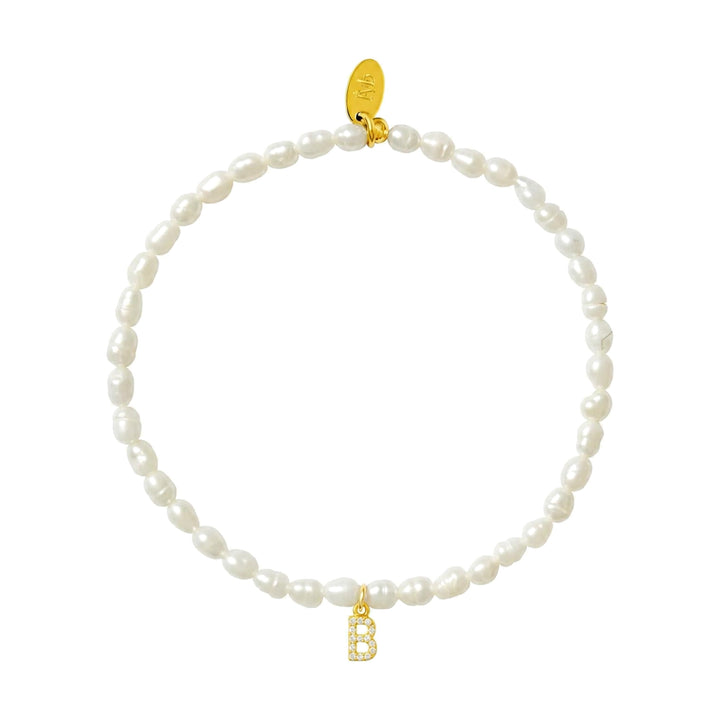 Pearl Initial Bracelet-Embark Fine Jewelry