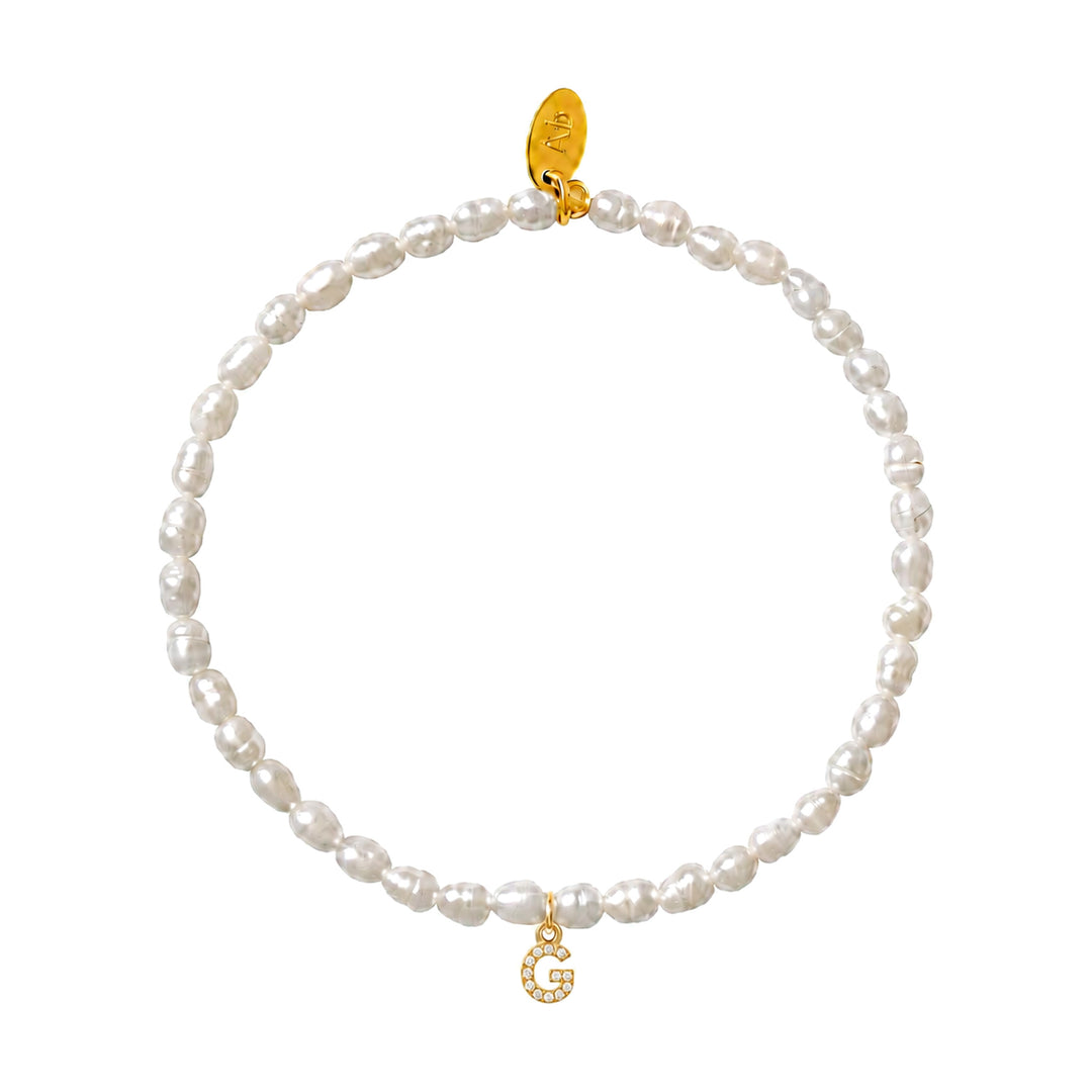 Pearl Initial Bracelet-Embark Fine Jewelry