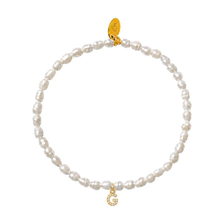 Pearl Initial Bracelet-Embark Fine Jewelry