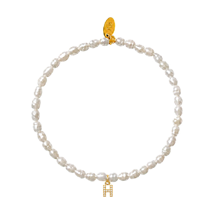 Pearl Initial Bracelet-Embark Fine Jewelry