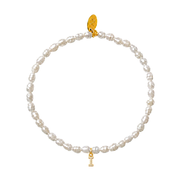 Pearl Initial Bracelet-Embark Fine Jewelry