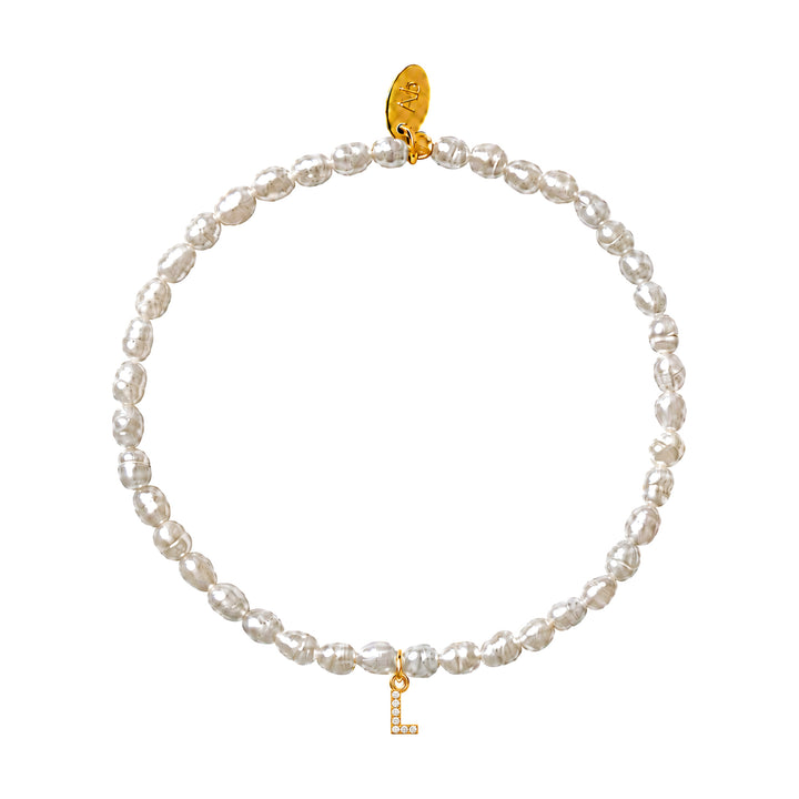 Pearl Initial Bracelet-Embark Fine Jewelry