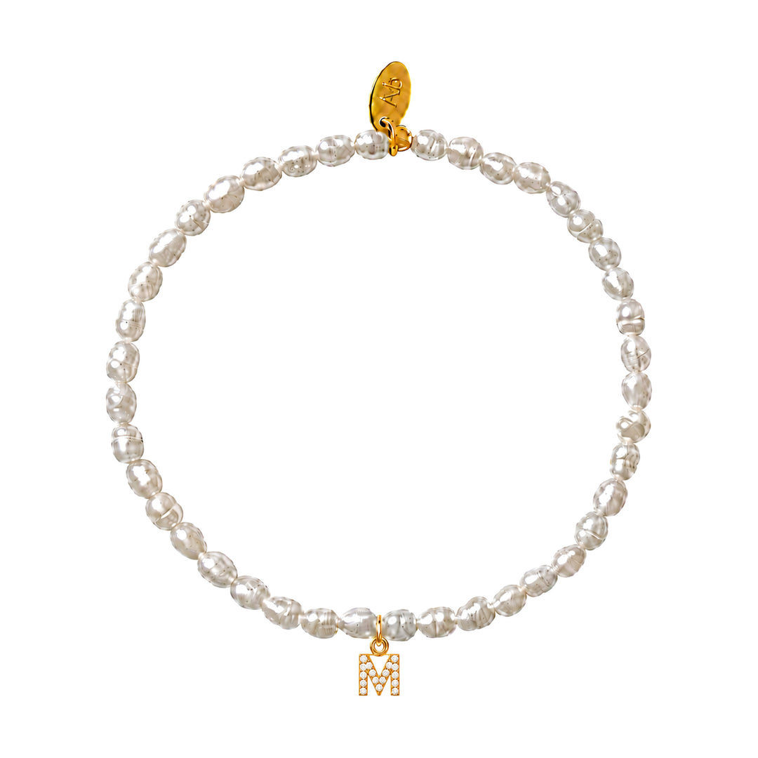 Pearl Initial Bracelet-Embark Fine Jewelry