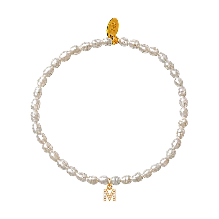 Pearl Initial Bracelet-Embark Fine Jewelry