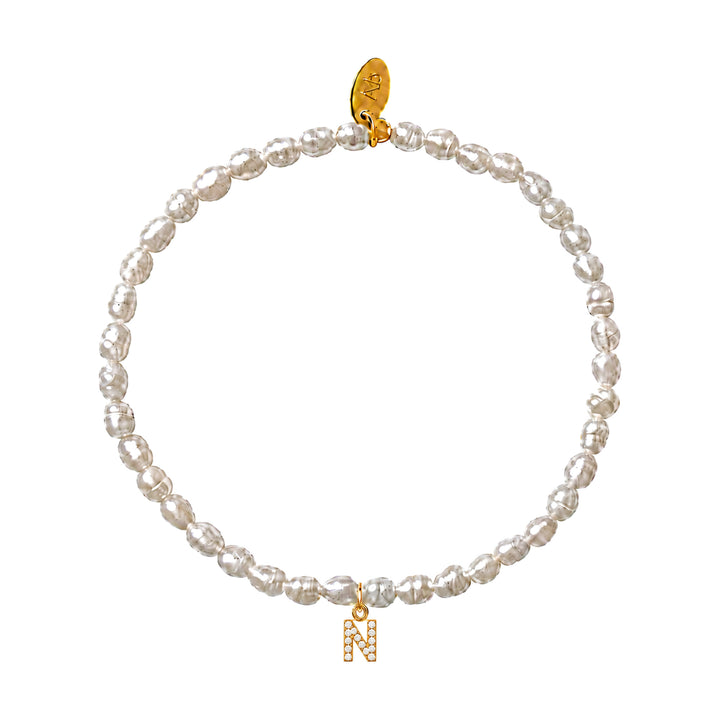 Pearl Initial Bracelet-Embark Fine Jewelry