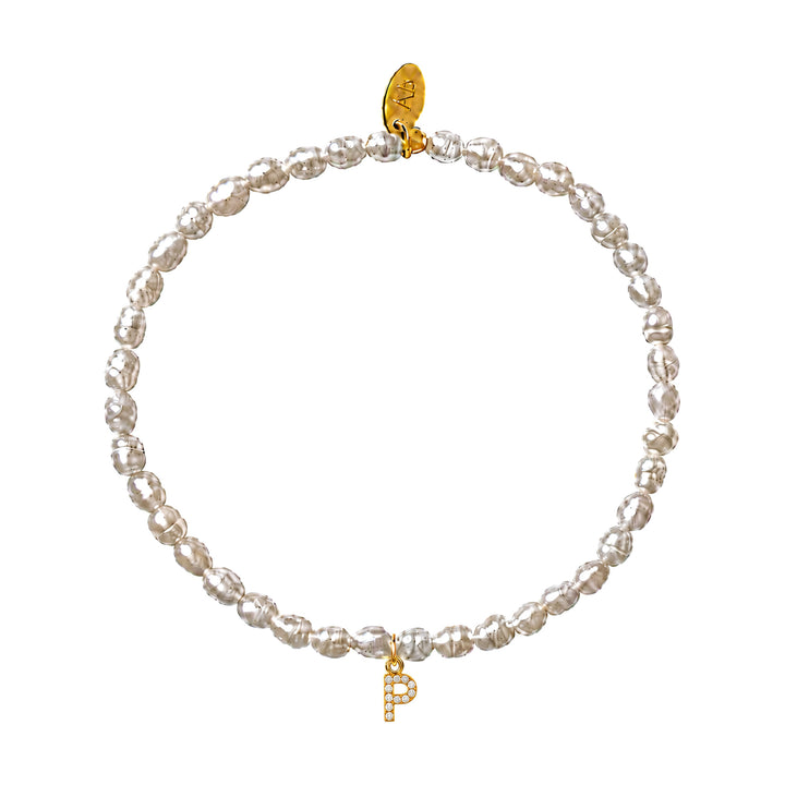 Pearl Initial Bracelet-Embark Fine Jewelry