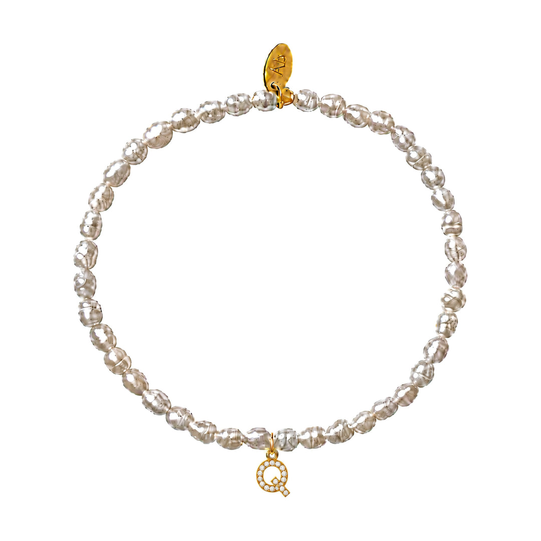 Pearl Initial Bracelet-Embark Fine Jewelry