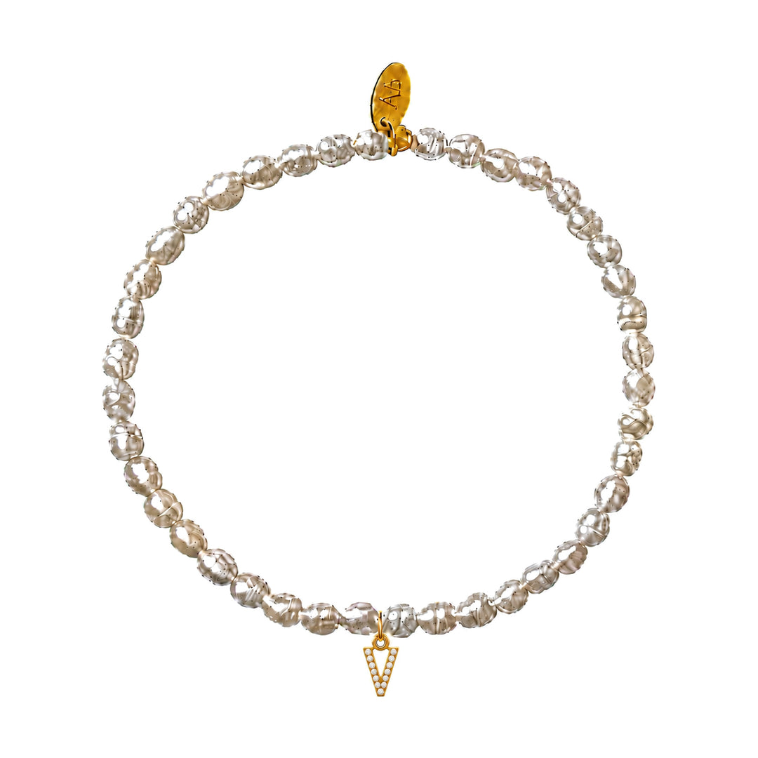 Pearl Initial Bracelet-Embark Fine Jewelry