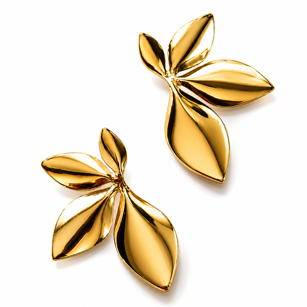 Lotus Floral Earrings