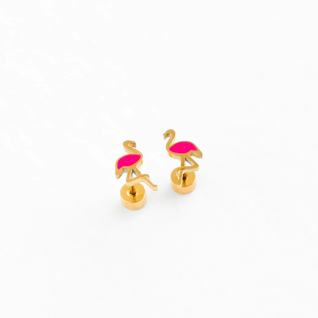 Flamingo Studs
