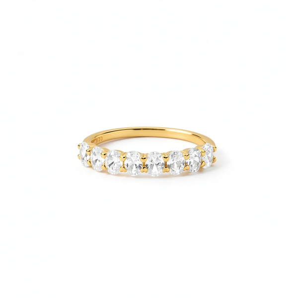 Oval Studded Ring