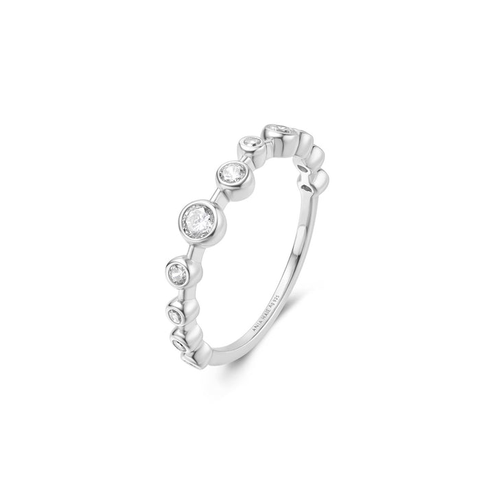 Bezel Zig Zag Ring