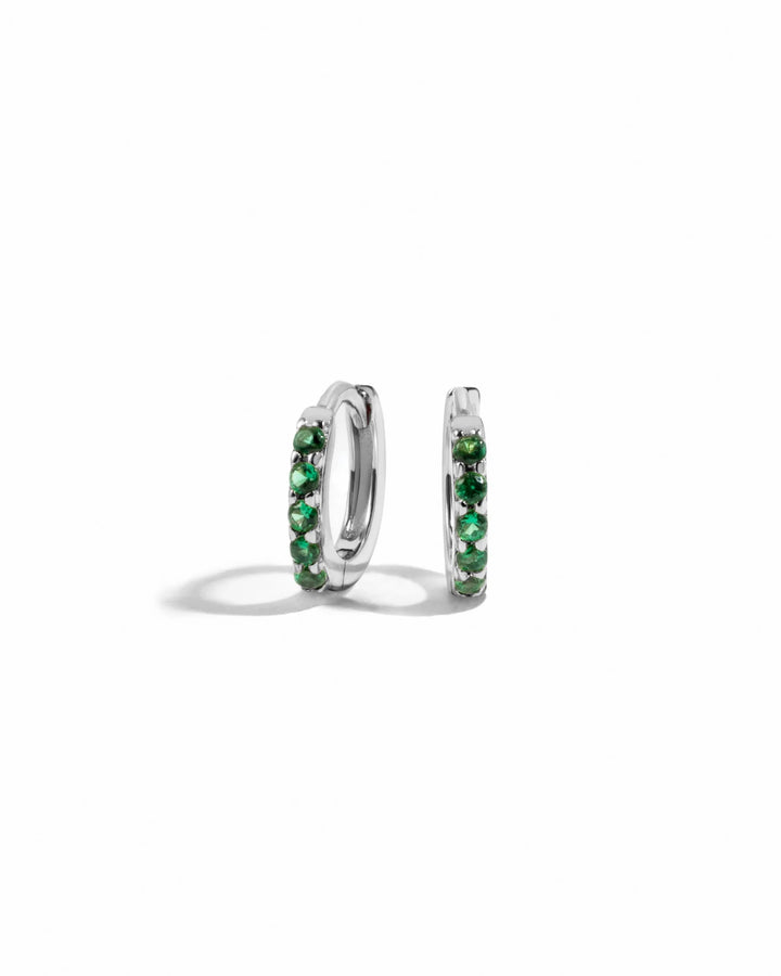 Gemstone Huggies
